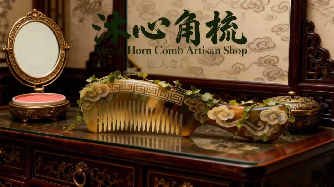 Jiangnan Aesthetics Hide Between the Comb Teeth: This Muxin Horn Comb Turns Hair-Combing into a Moment of Healing