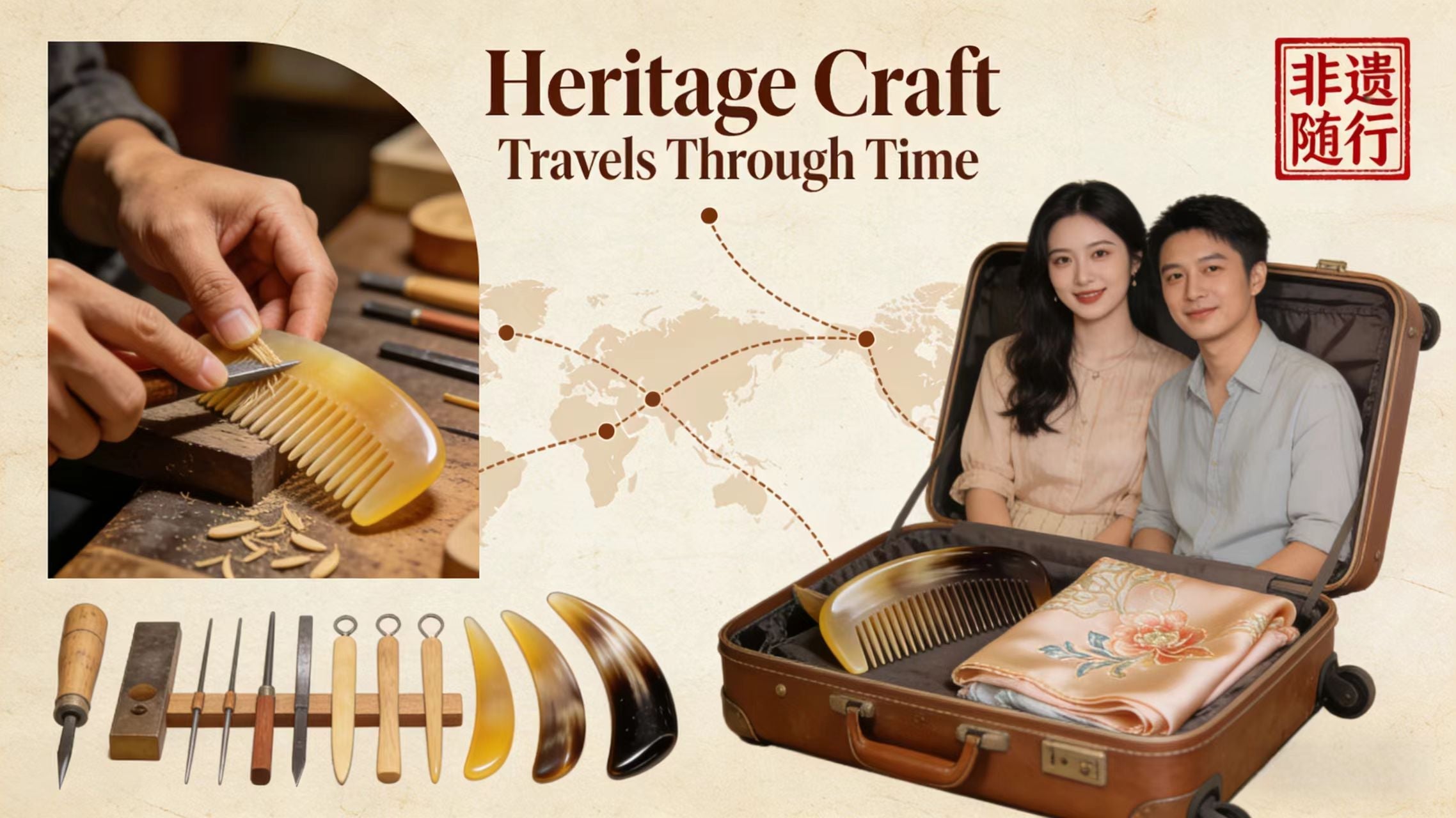 When Intangible Cultural Heritage Combs Step Into Luggage: The "Portable Aesthetics" and Rebirth of Traditional Crafts