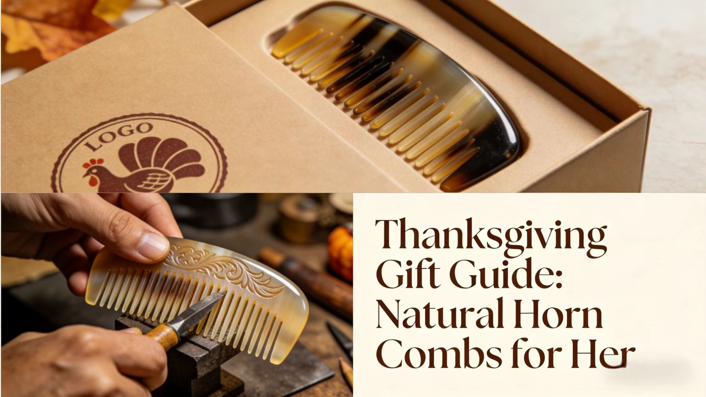 Thanksgiving Gift Guide: Natural Horn Comb – A Gentle Touch That Combs Straight to the Heart