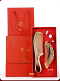 Natural Ox Horn Comb 2 - piece Set